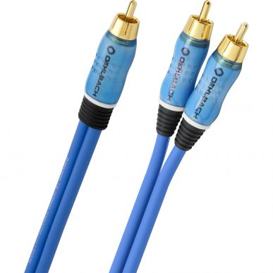 Сабвуферный кабель Oehlbach PERFORMANCE BOOOM! Y-Adapter cable, 2,0m blue, D1C22702